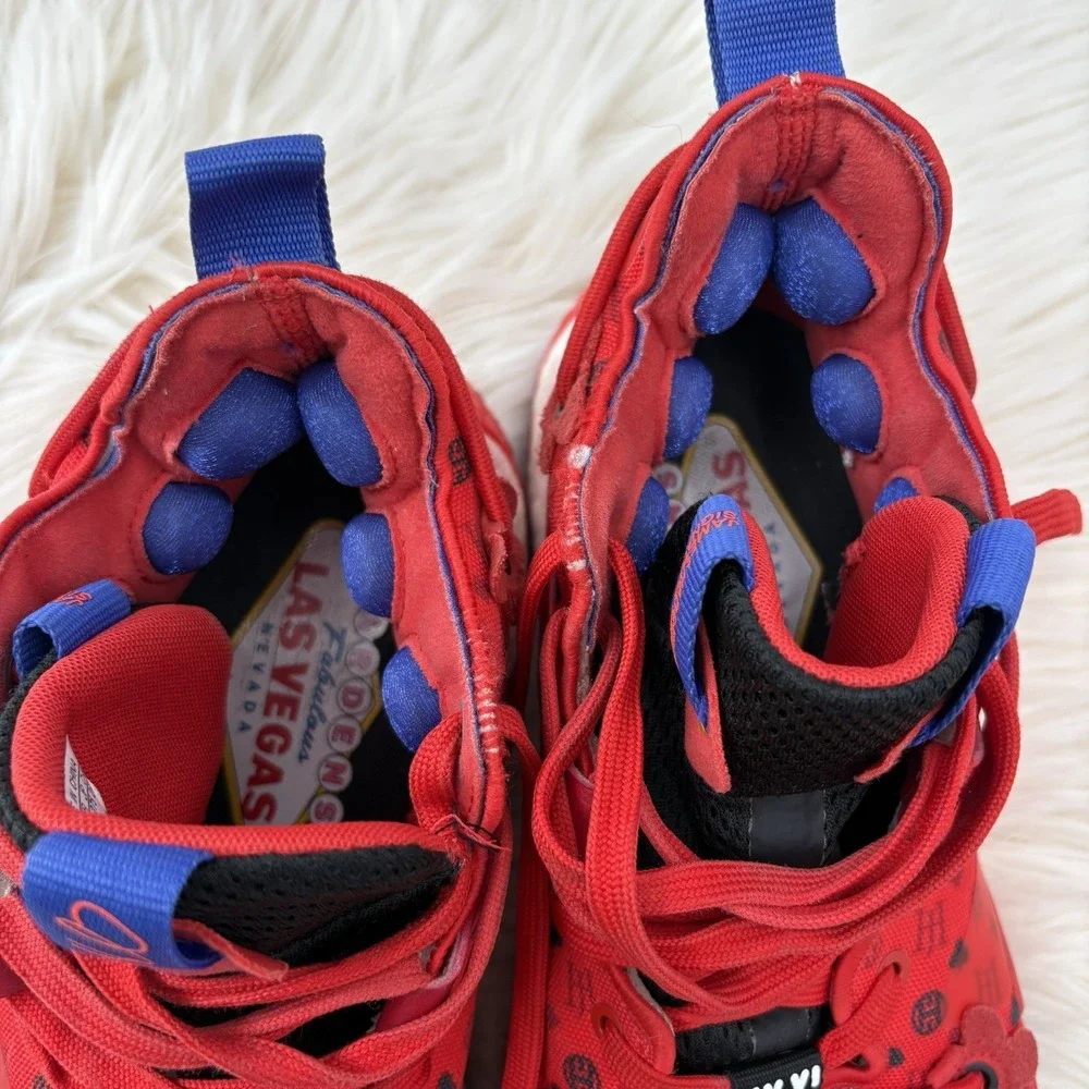 Adidas Harden Vol. 6 Vivid Red Monogram Men's Size 9.5 Shoes‎ Las Vegas HQ3884